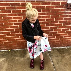 Girls floral maxi